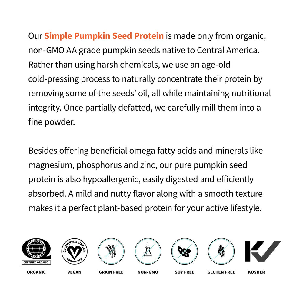 Sprout Living pumpkin seed protein close-up texture, ultra-clean powder.