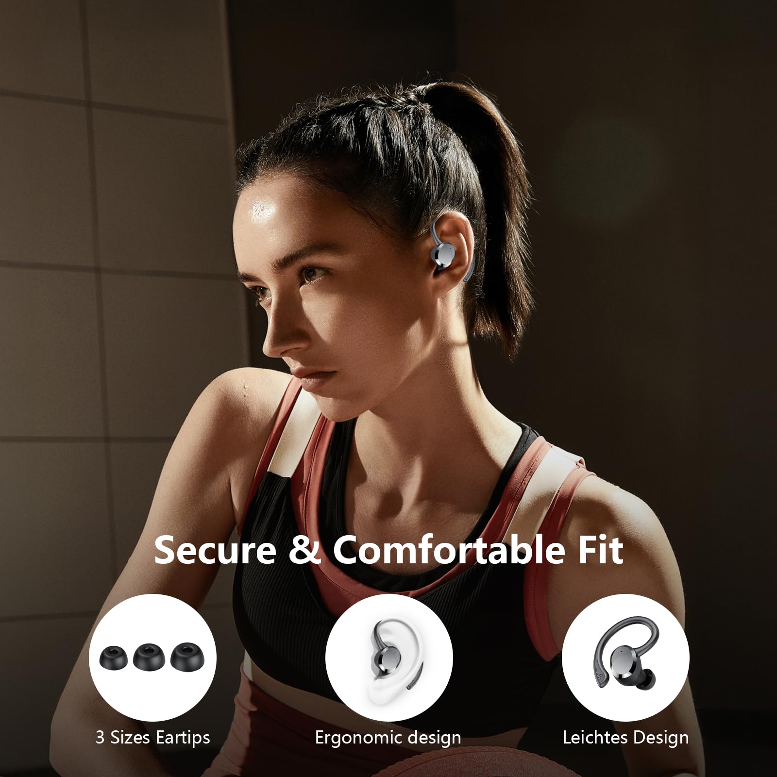 Sprtoybat earbuds offer up to 68 hours of total playtime for trips