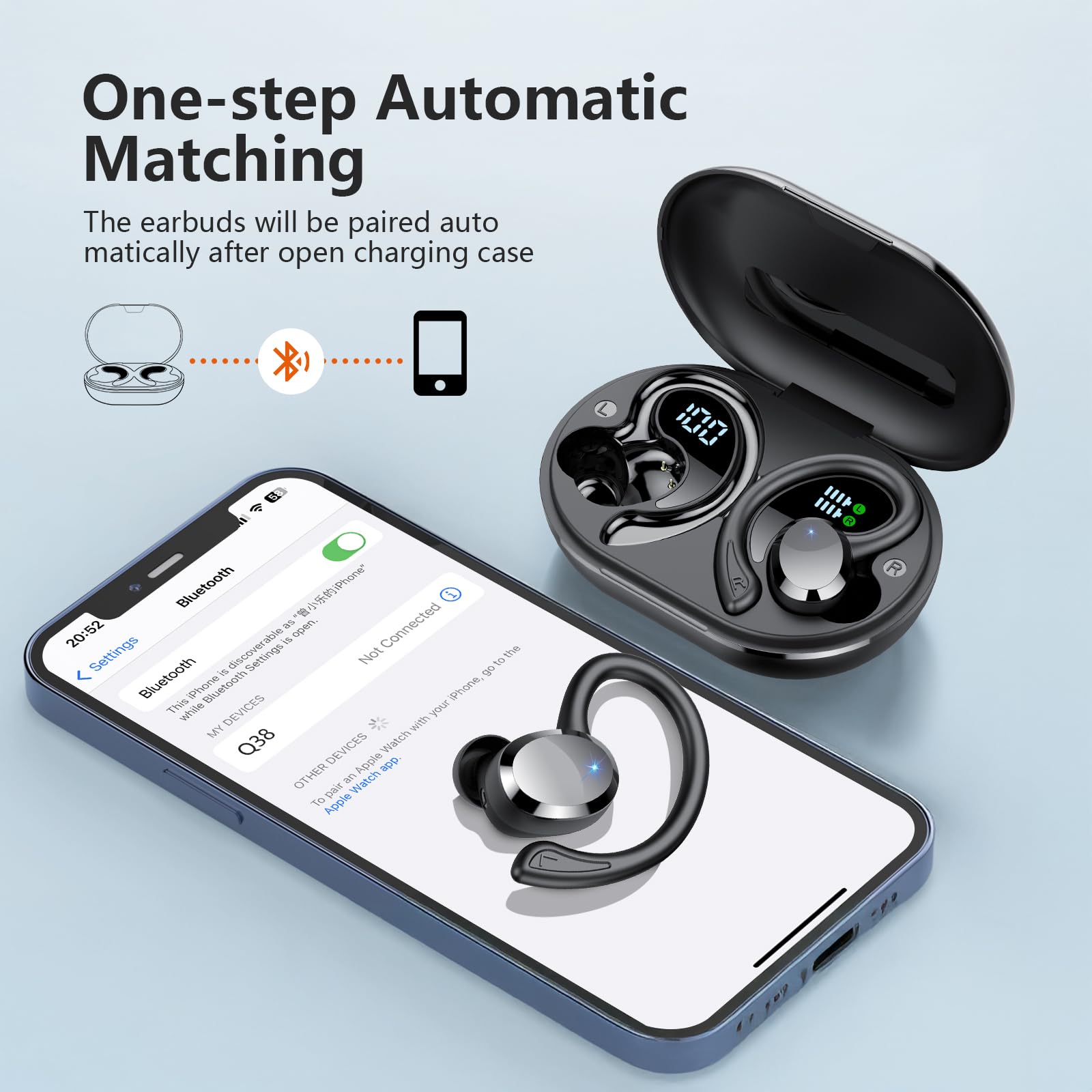 Sprtoybat touch controls enable easy music, calls, and assistant access