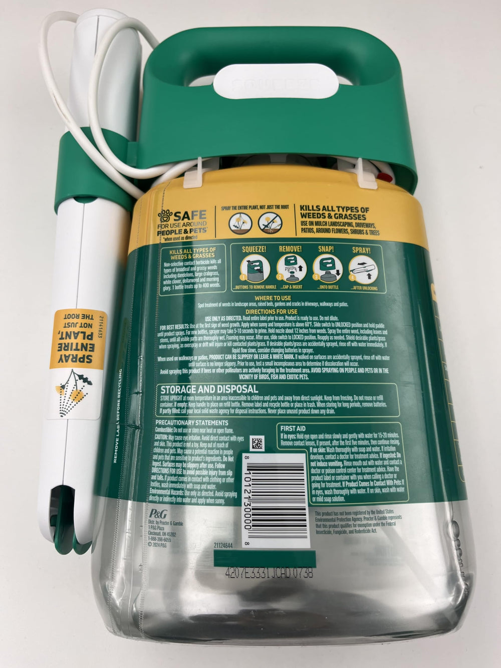 Spruce Weed Killer Spray Snap and Spray kit includes reusable wand