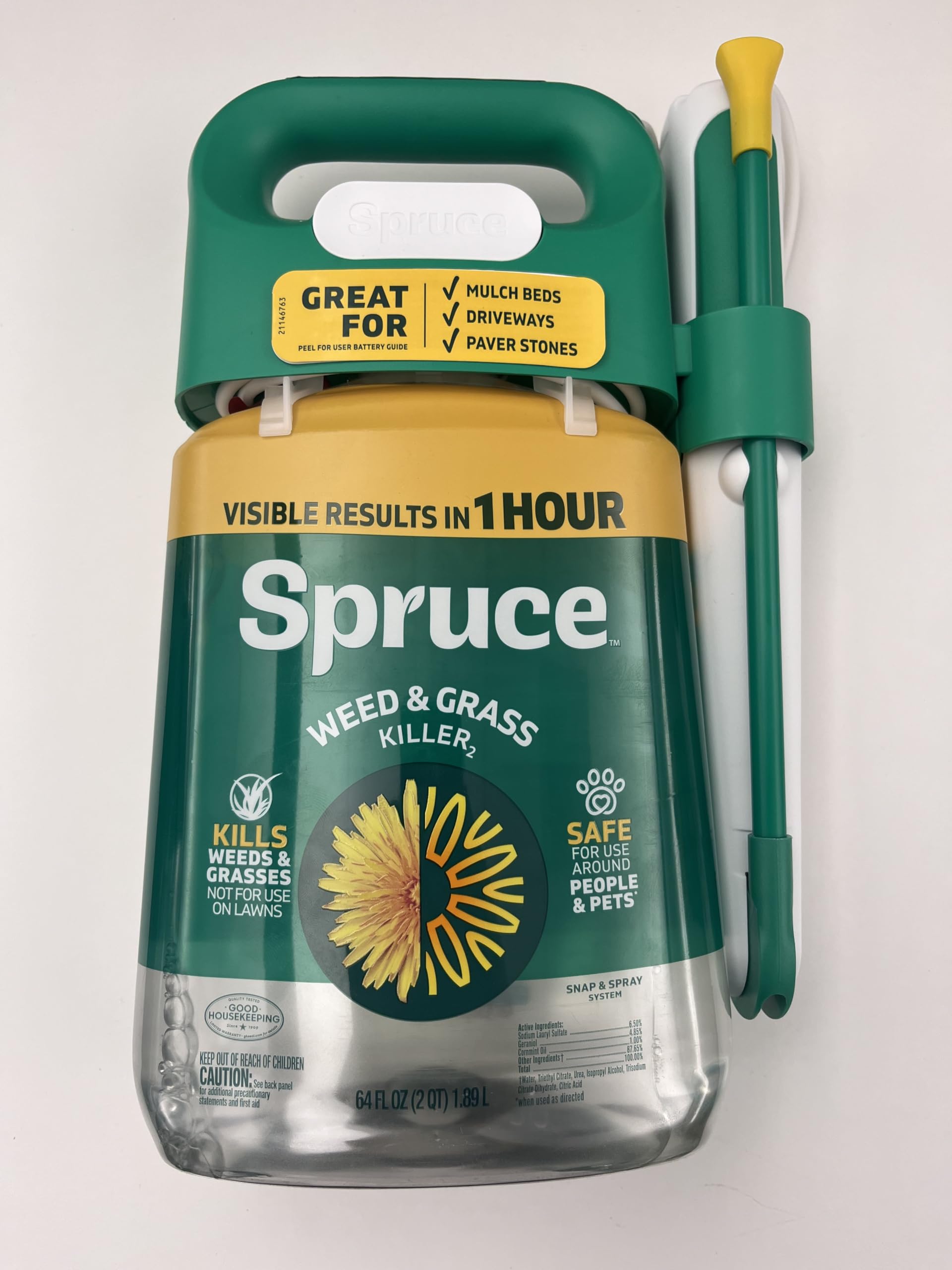 Spruce Weed Killer Spray 64 oz bottle ideal for larger weed control tasks