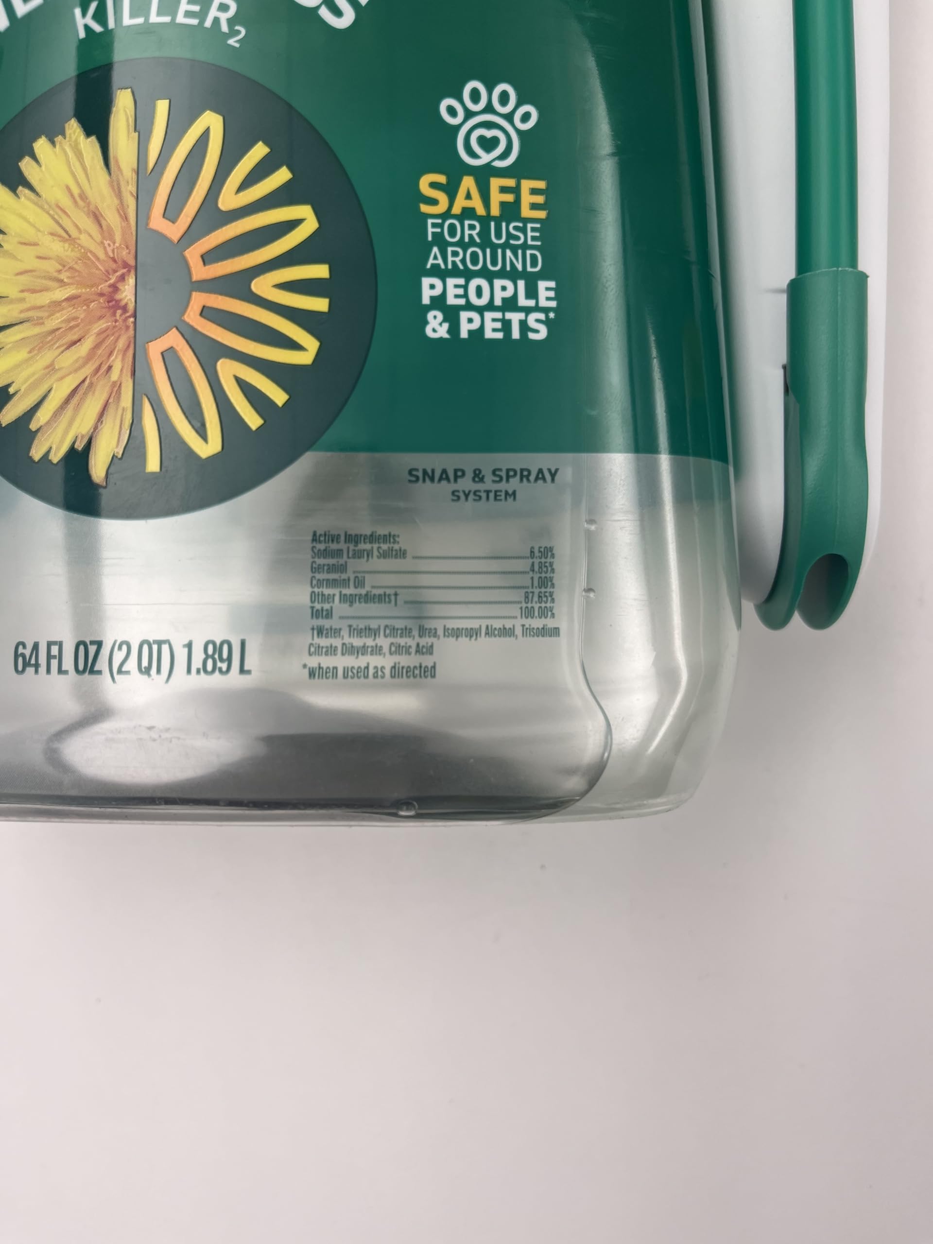 Spruce Weed Killer Spray garden spot treatment in raised beds