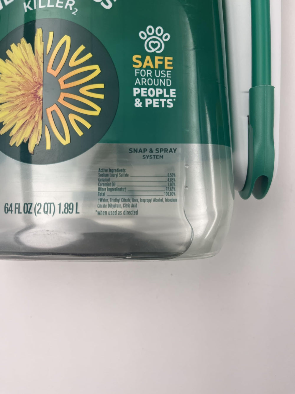 Spruce Weed Killer Spray garden spot treatment in raised beds