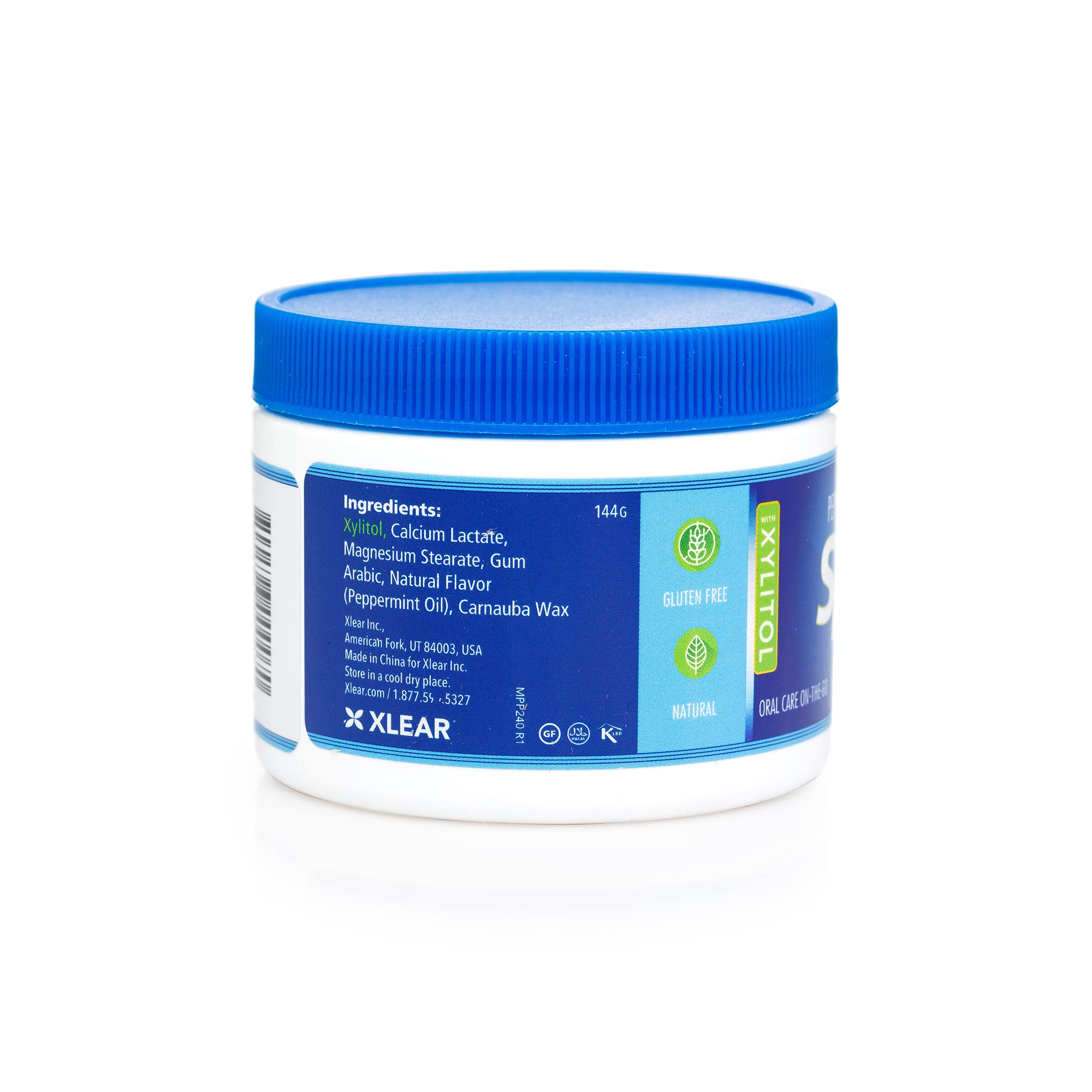 Spry Xylitol Peppermint mints after meals help maintain fresh breath on the go