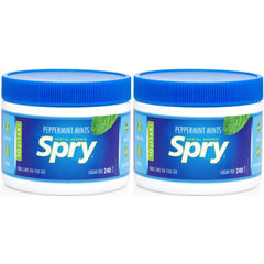 Spry Xylitol Peppermint hard candy pack offers refreshing breath without sugar