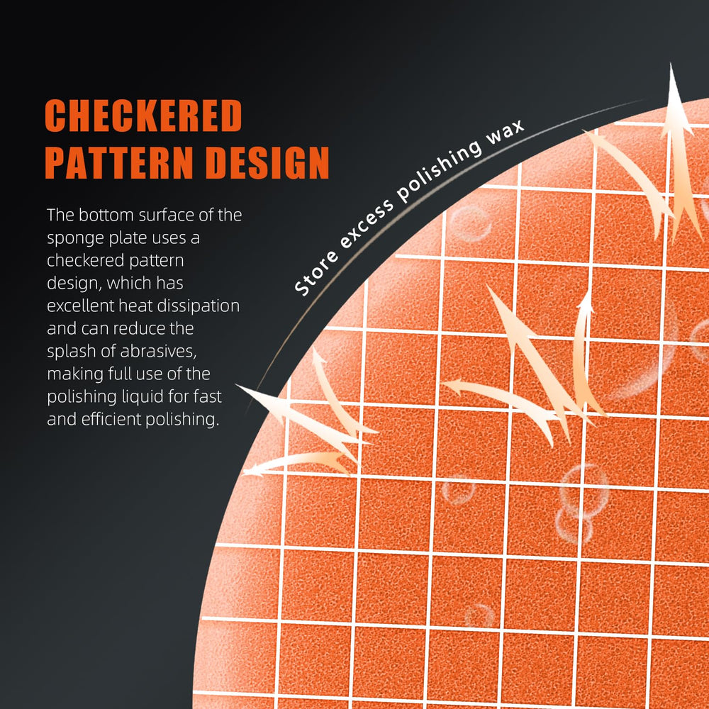 SPTA unique dual-surface design protects surface during polishing