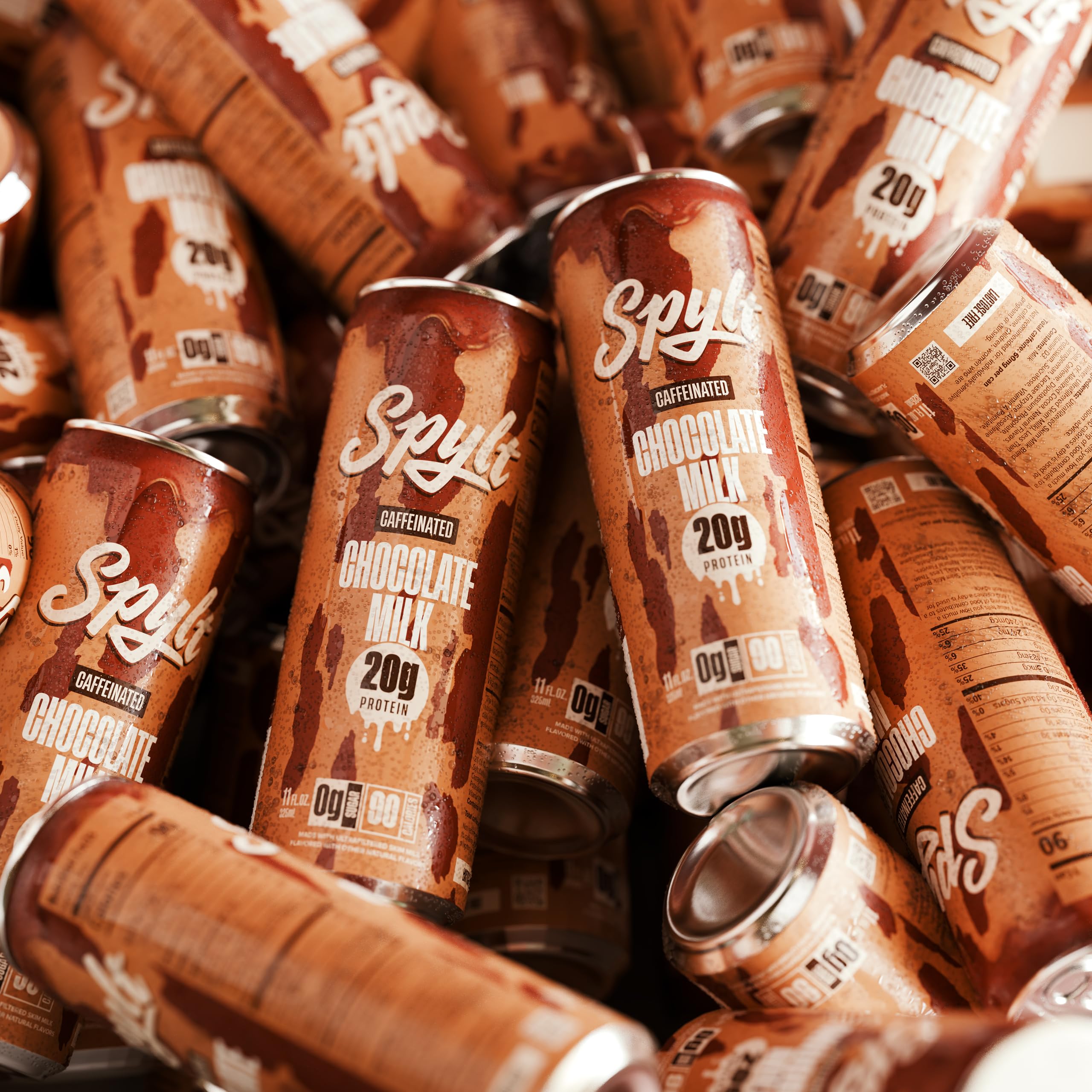 Spylt zero sugar lactose-free bottle demonstrates dietary compatibility.