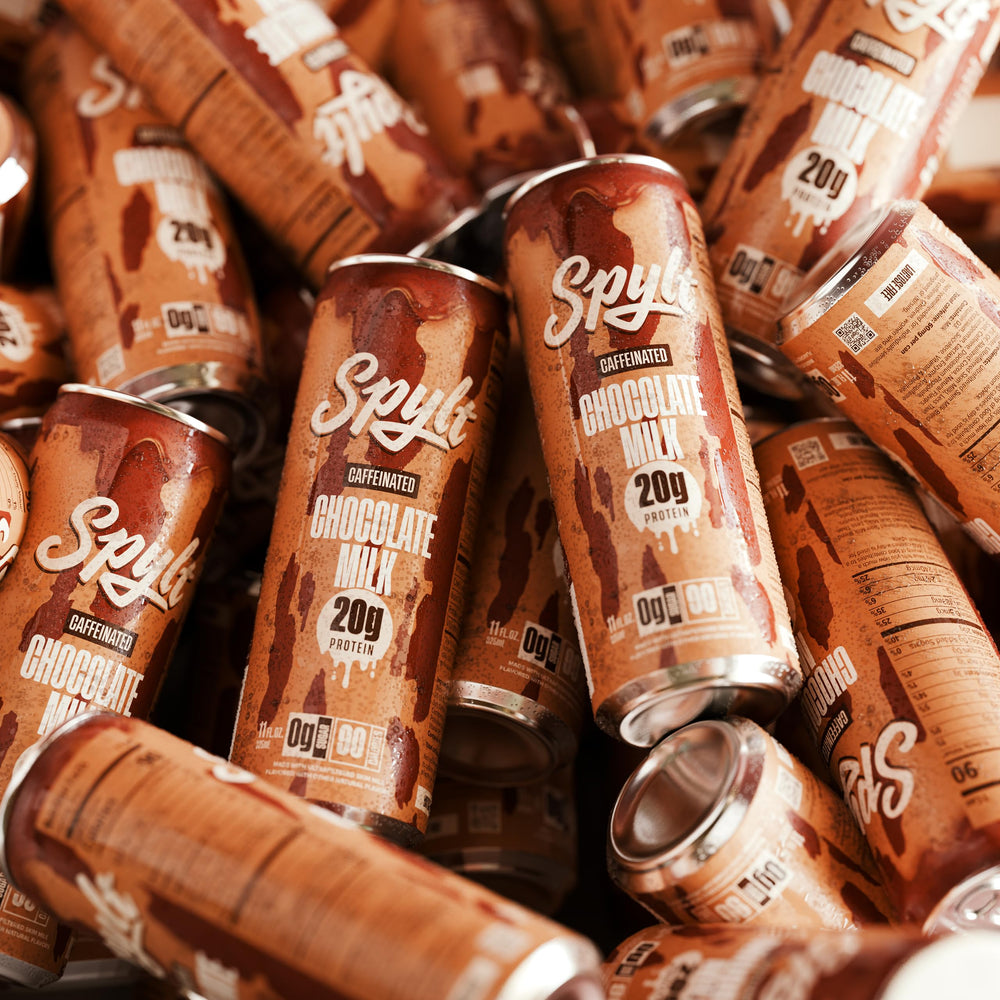 Spylt zero sugar lactose-free bottle demonstrates dietary compatibility.