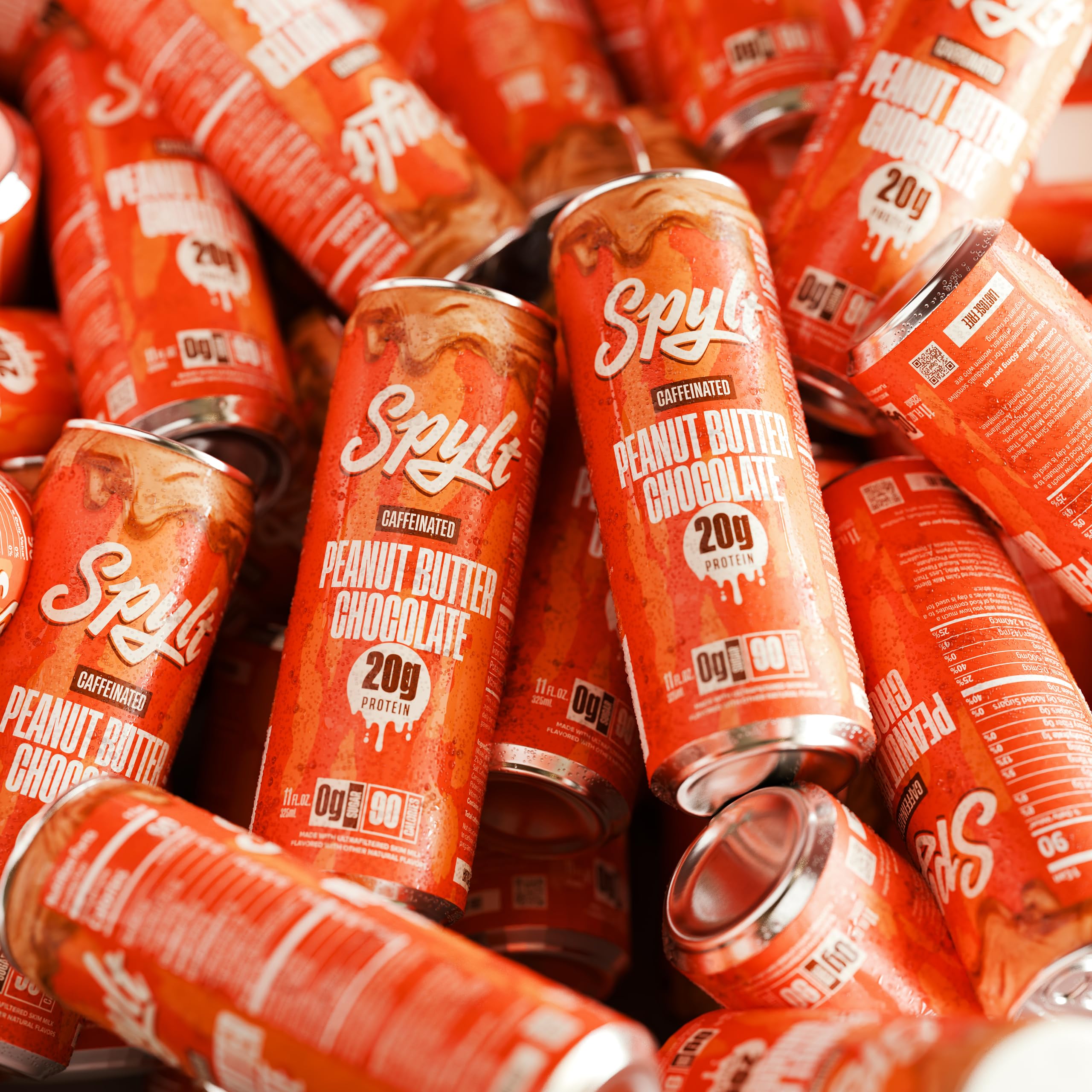 Spylt zero-sugar zero-lactose milk carton highlights suitable dietary compatibility.
