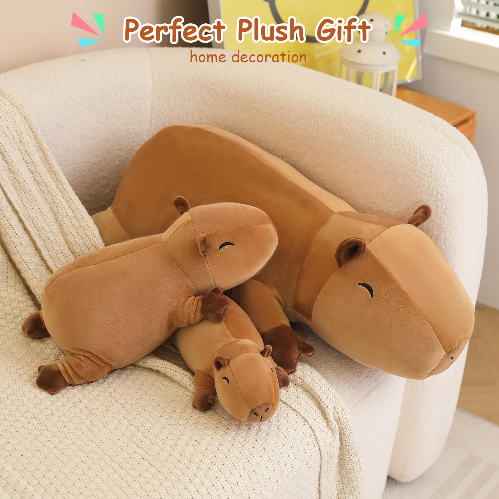 SQEQE Capybara Plush makes a thoughtful gift idea for loved ones.