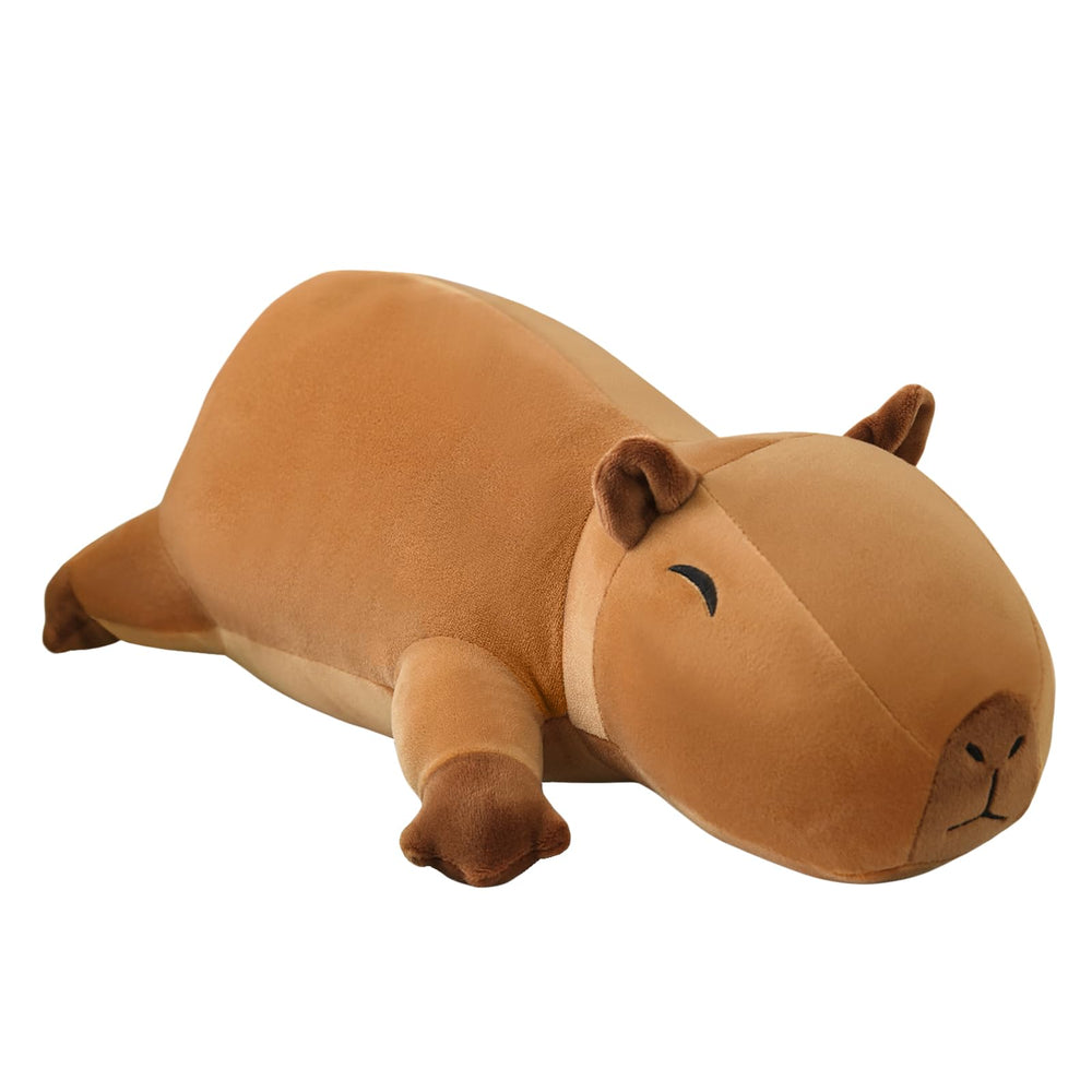 SQEQE Weighted Capybara Plush, 9.8-inch size, offers a cozy, comforting cuddle.