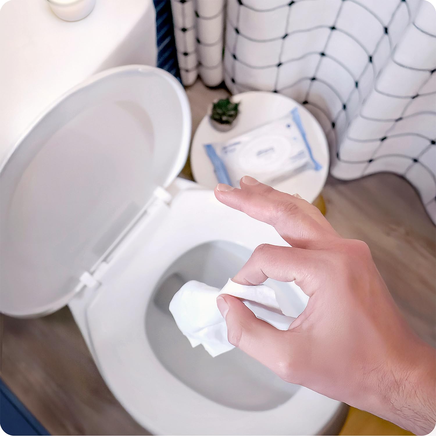 Squatty Potty wipes family use gentle on skin for home or travel