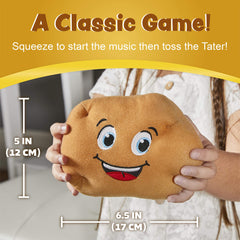 Squirrel Products Tater Toss plush fabric close-up highlighting soft texture.