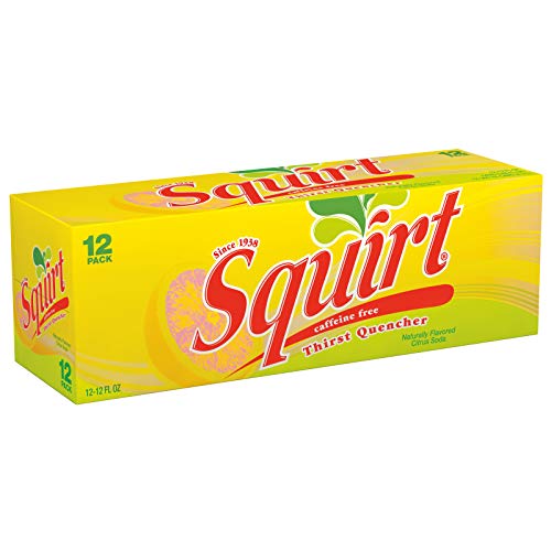 Squirt label detail emphasizes thirst-quenching citrus