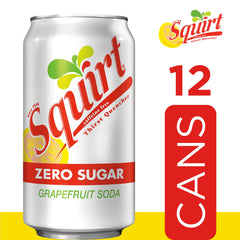 Squirt Zero Sugar pours into a glass for a bright, bubbly finish.