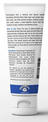 Tear-stain removal close-up with Squishface Wrinkle Paste on facial folds.