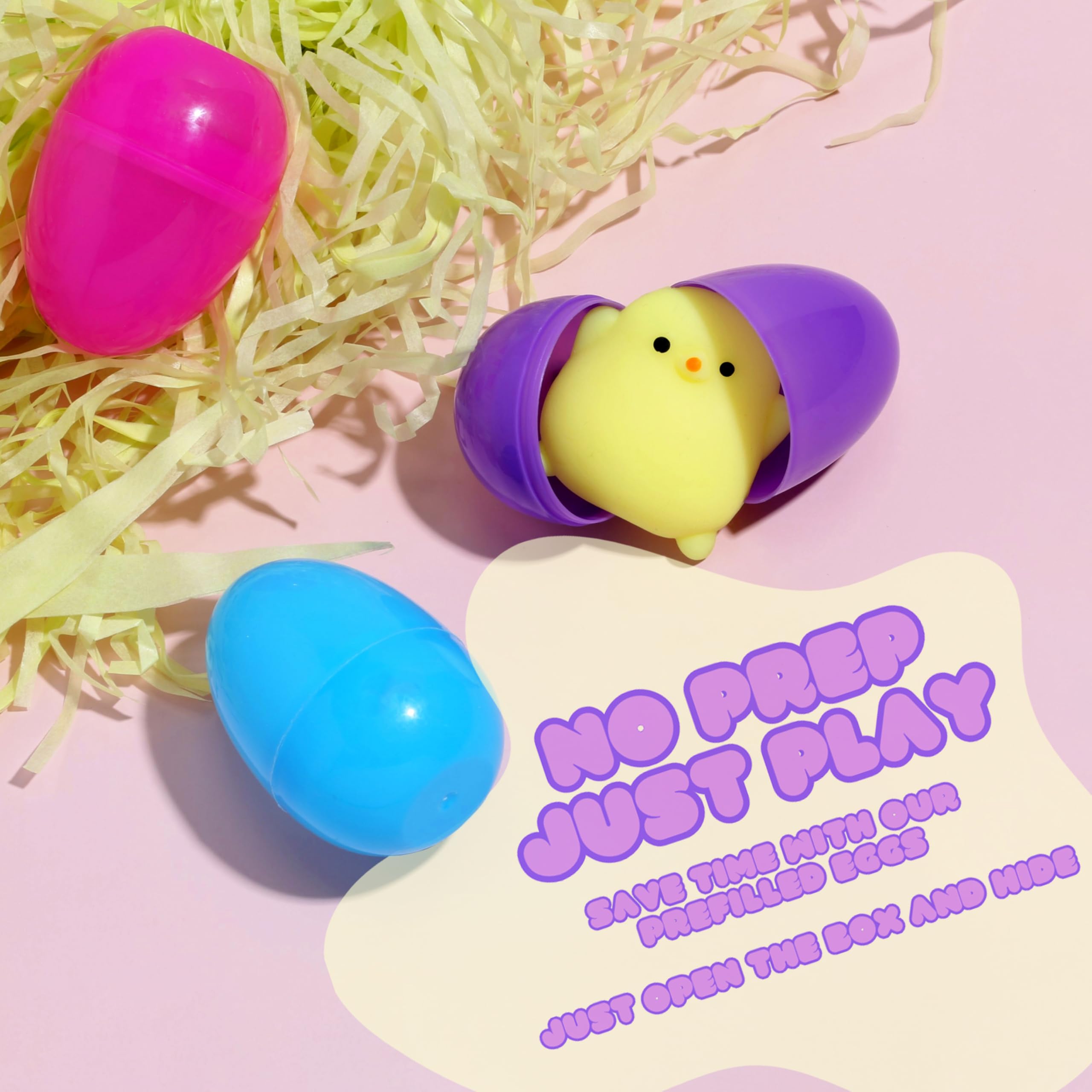 SQUOCHI Easter Mochi squishy golden-egg adds a bonus surprise during hunts.