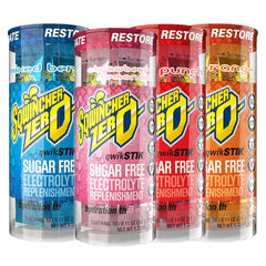Sqwincher Zero Qwik Stik mixed berry packet supports on-the-go hydration.