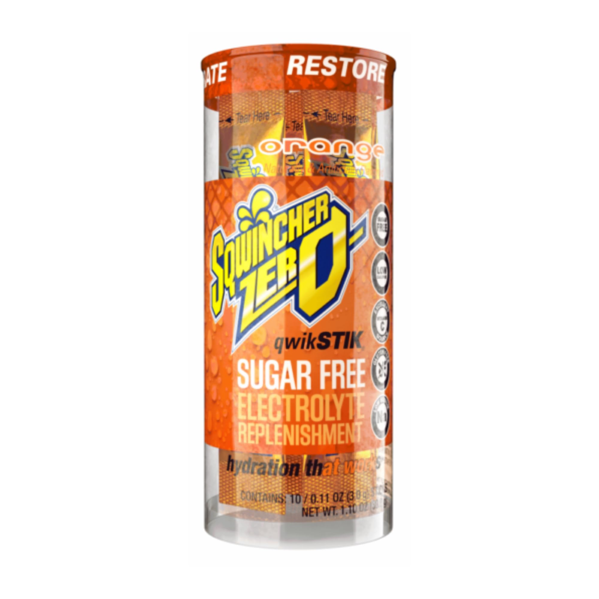 Sqwincher ZERO Qwik Stik refreshing mix in a handy form