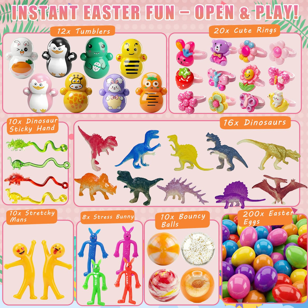 SQZUWIT Easter egg hunt setup ideal for parties and classrooms.