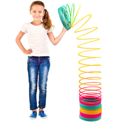 Srenta giant rainbow slinky 6-inch — durable, colorful playtime essential.
