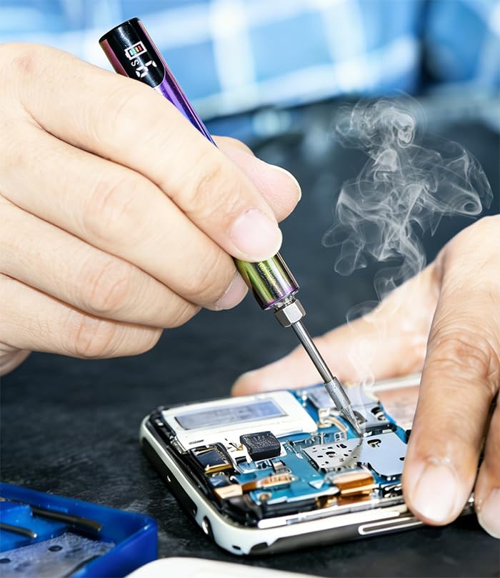 SRIBOO temperature range 300-450°C with LED display supports diverse tasks.