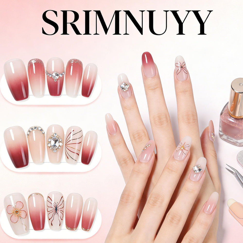 SRIMNUYY at-home manicure setup for convenient styling.