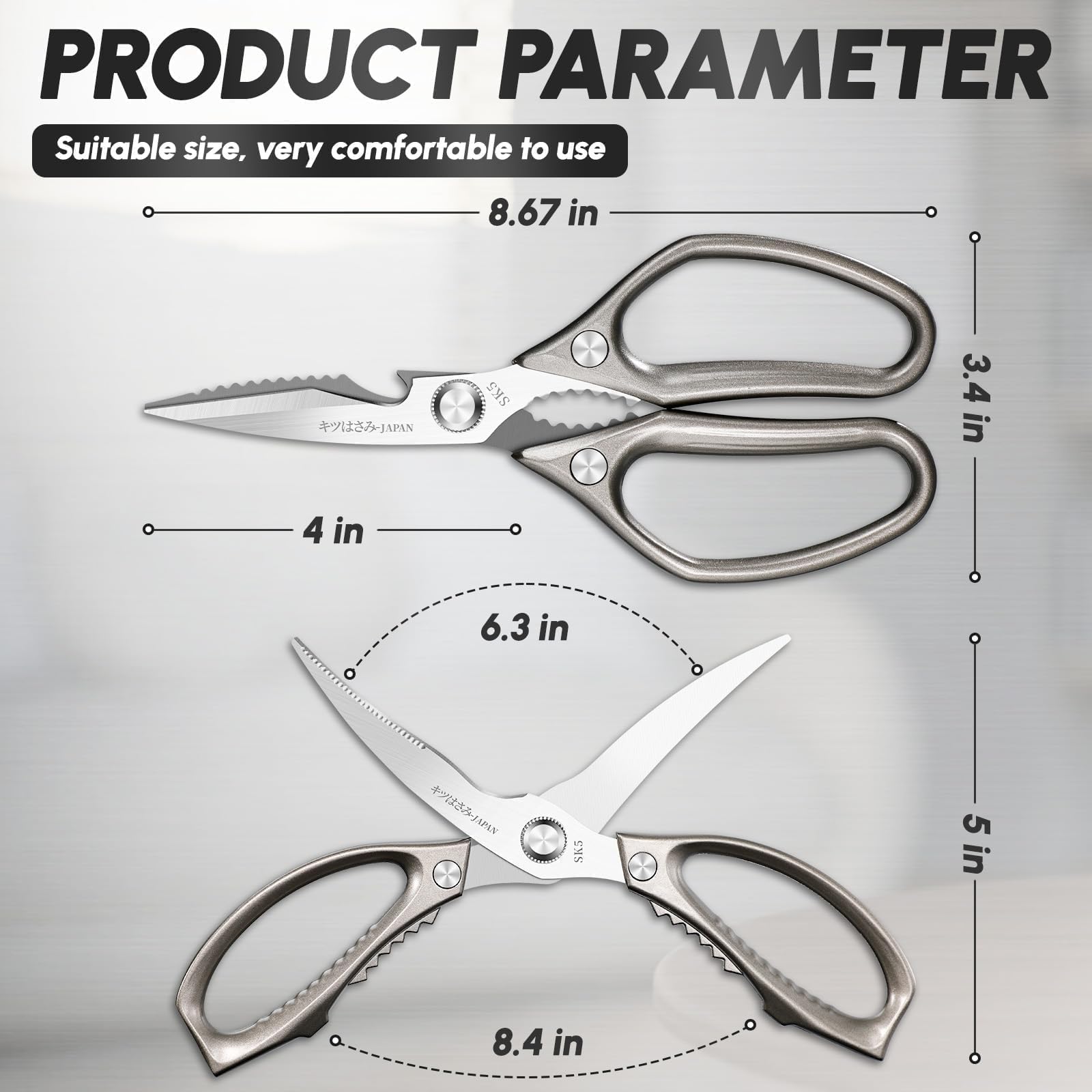 SSGP poultry shears slice turkey bones with spatchcocking precision