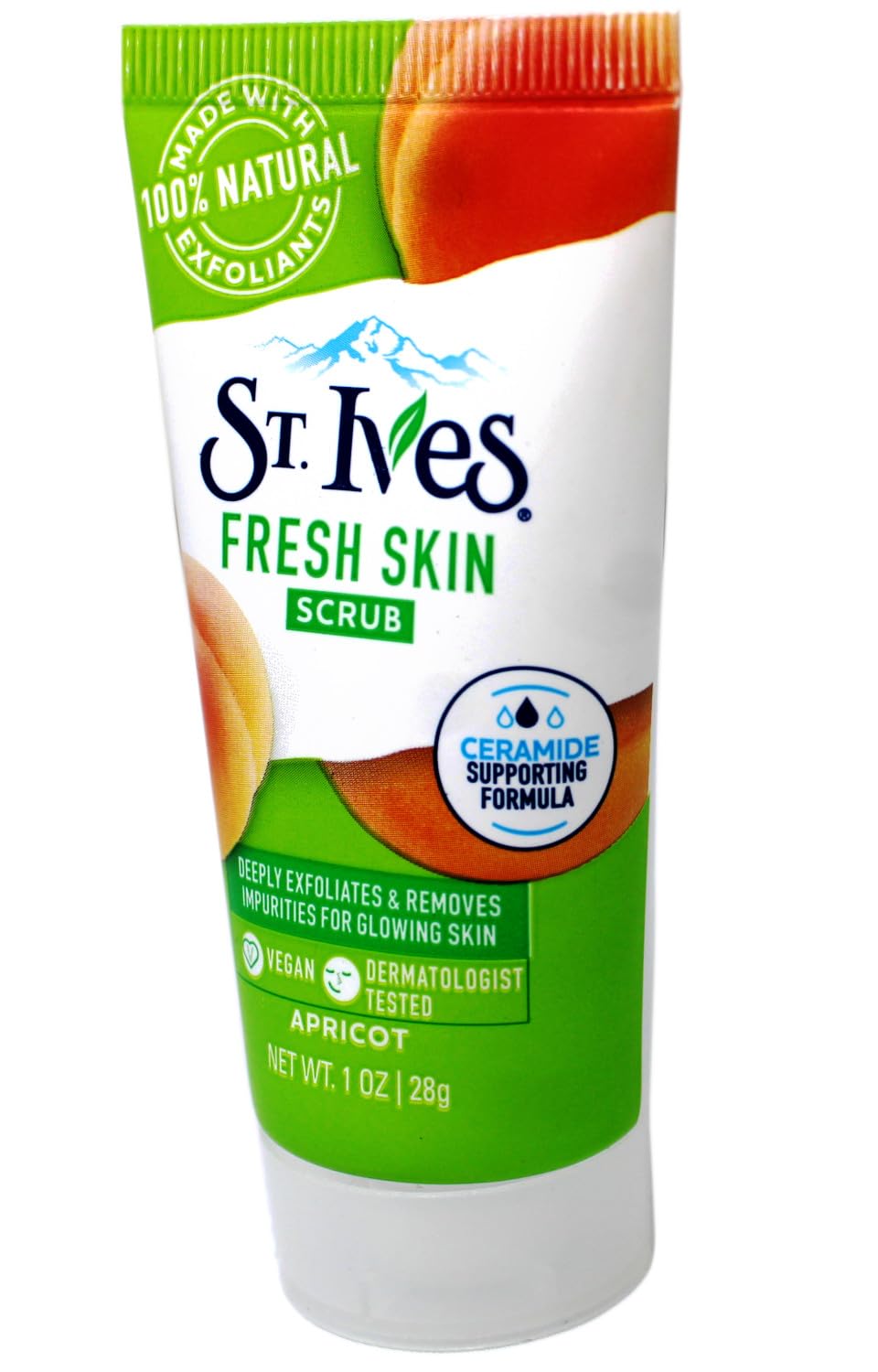 St. Ives Apricot Scrub apricot fruit extract highlight for natural ingredients