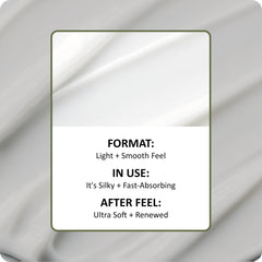St. Ives Renewing Cream swirl demonstrates rich texture for skin.