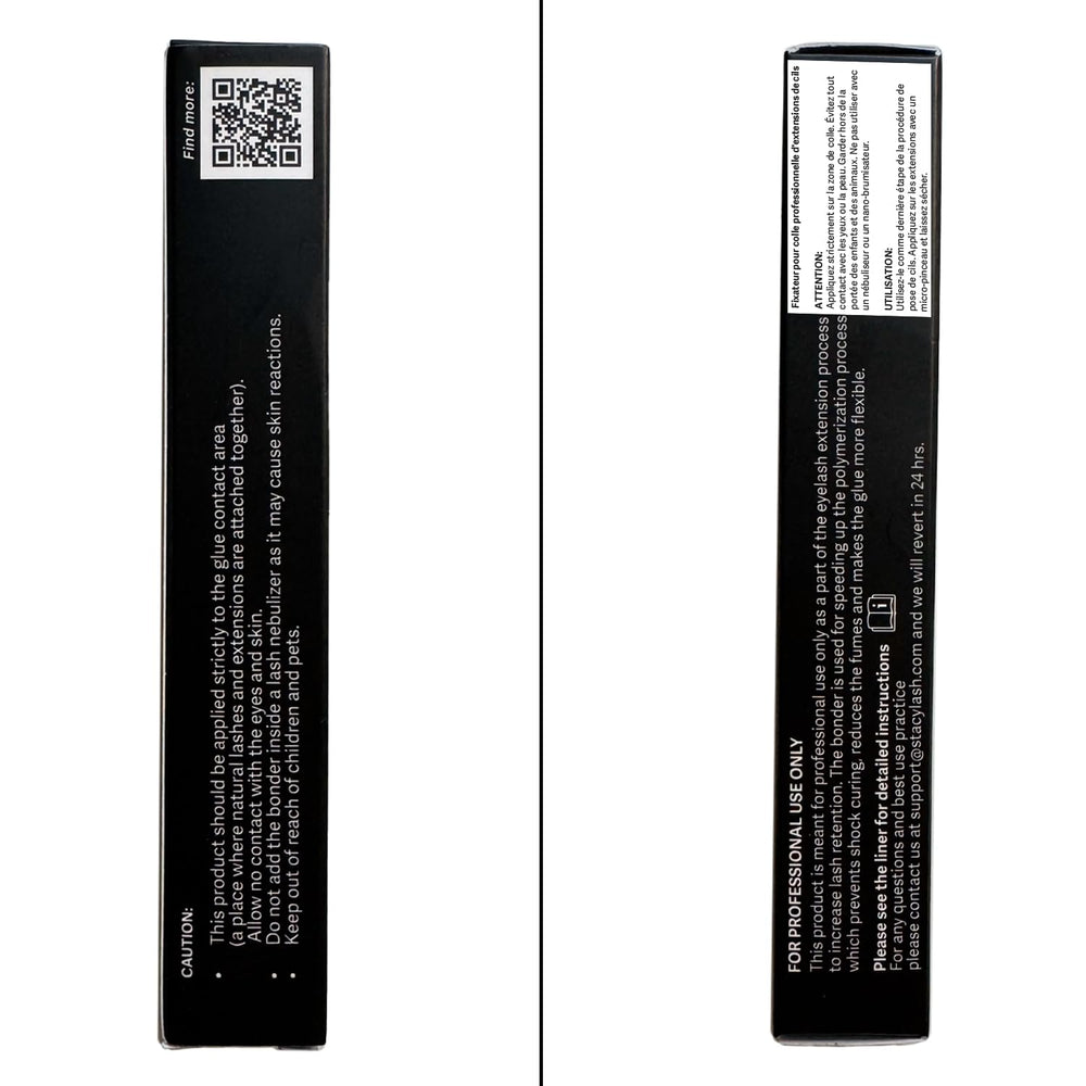 Stacy Lash Bonder safe application area supports comfortable client experience