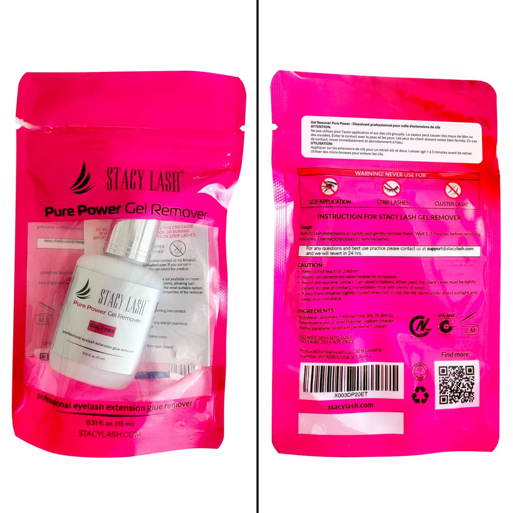 STACY LASH lash-tech supplies in a professional setting.