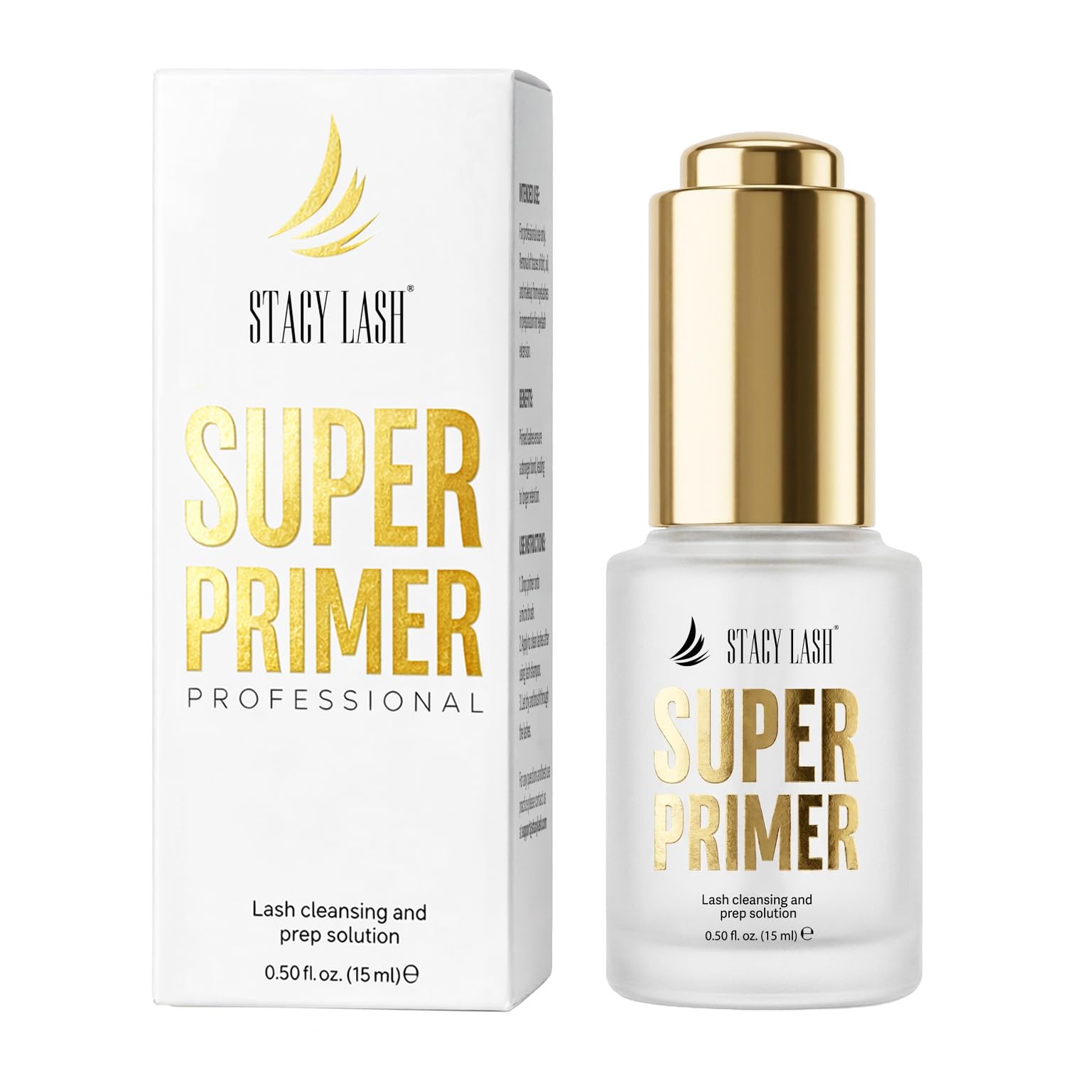 Stacy Lash Primer bottle with dropper for clean lash prep and adhesion