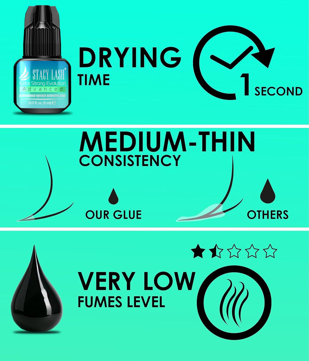 STACY LASH sealed packaging preserves freshness and bond quality.
