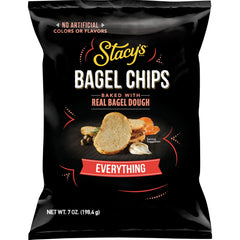Stacy's Bagel Chips Everything pack front, ready for quick, crave-worthy snacking.