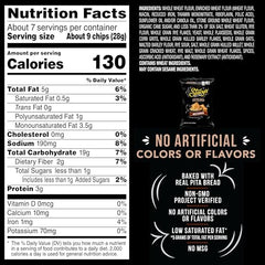 Stacy's Multigrain Pita Chips ingredients panel highlighting wholesome grains.