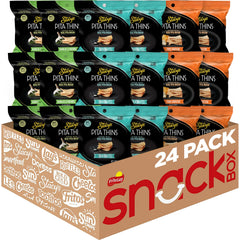 Stacy's Pita Thins Sea Salt flavor, crispy pita snack ready for on-the-go.