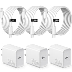 STAKYCET 20W USB-C charger front view for fast home charging