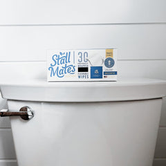 Stall Mates Witch Hazel wipes in travel case for effortless personal cleansing.