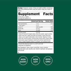 Standard Process A-F Betafood bottle label closeup shows vitamin content
