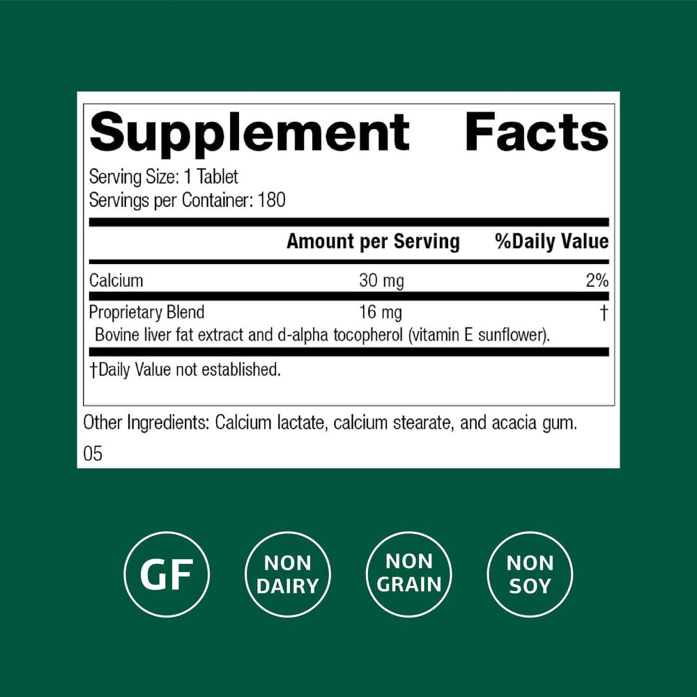 Standard Process Antronex tablets close-up showing uniform gluten-free capsules.