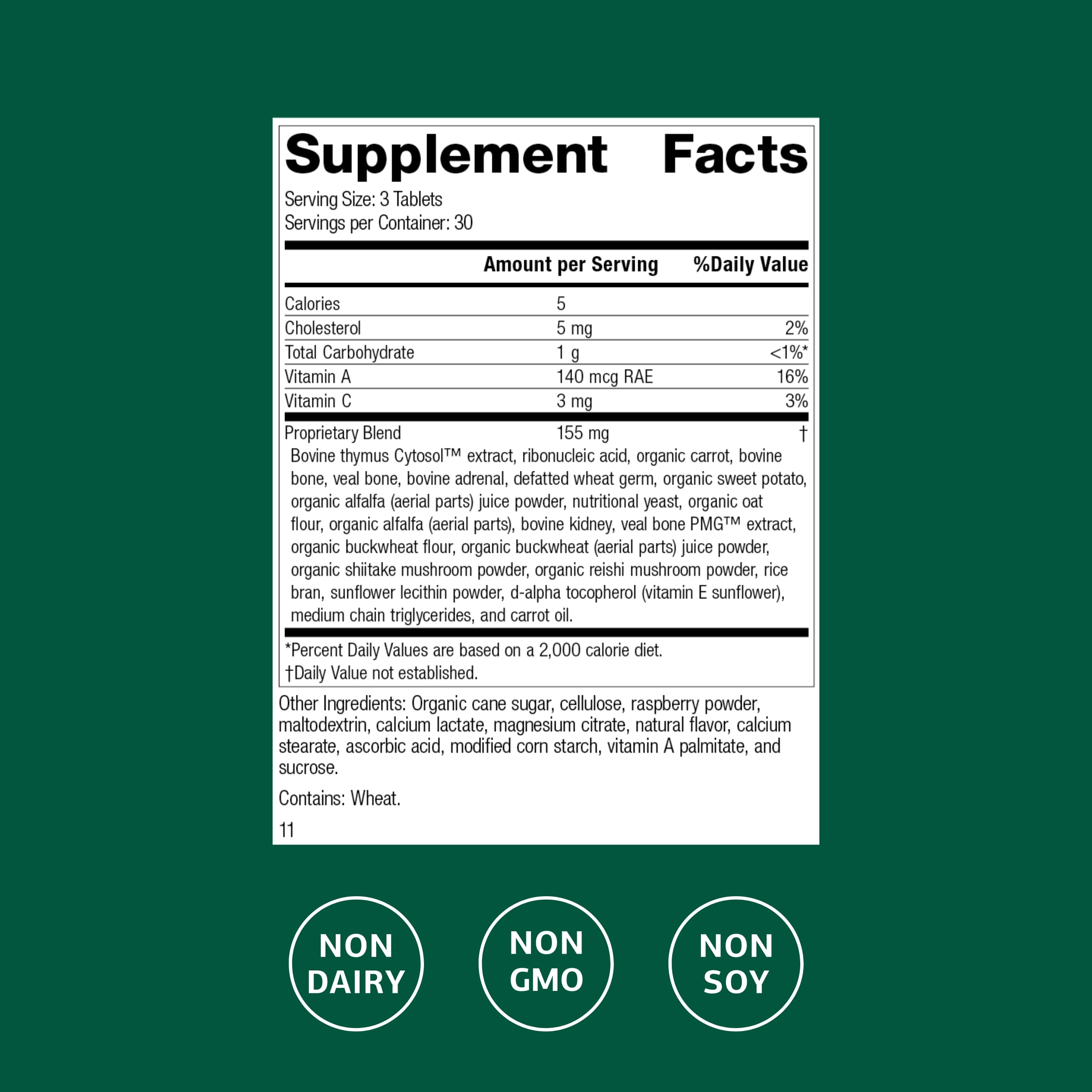 Congaplex chewable tablets closeup raspberry illustrates immune support option