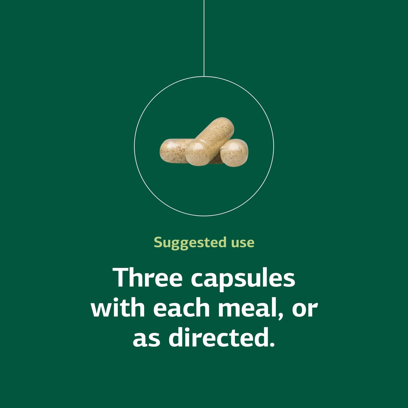 Congaplex capsules poured to illustrate dosage convenience.
