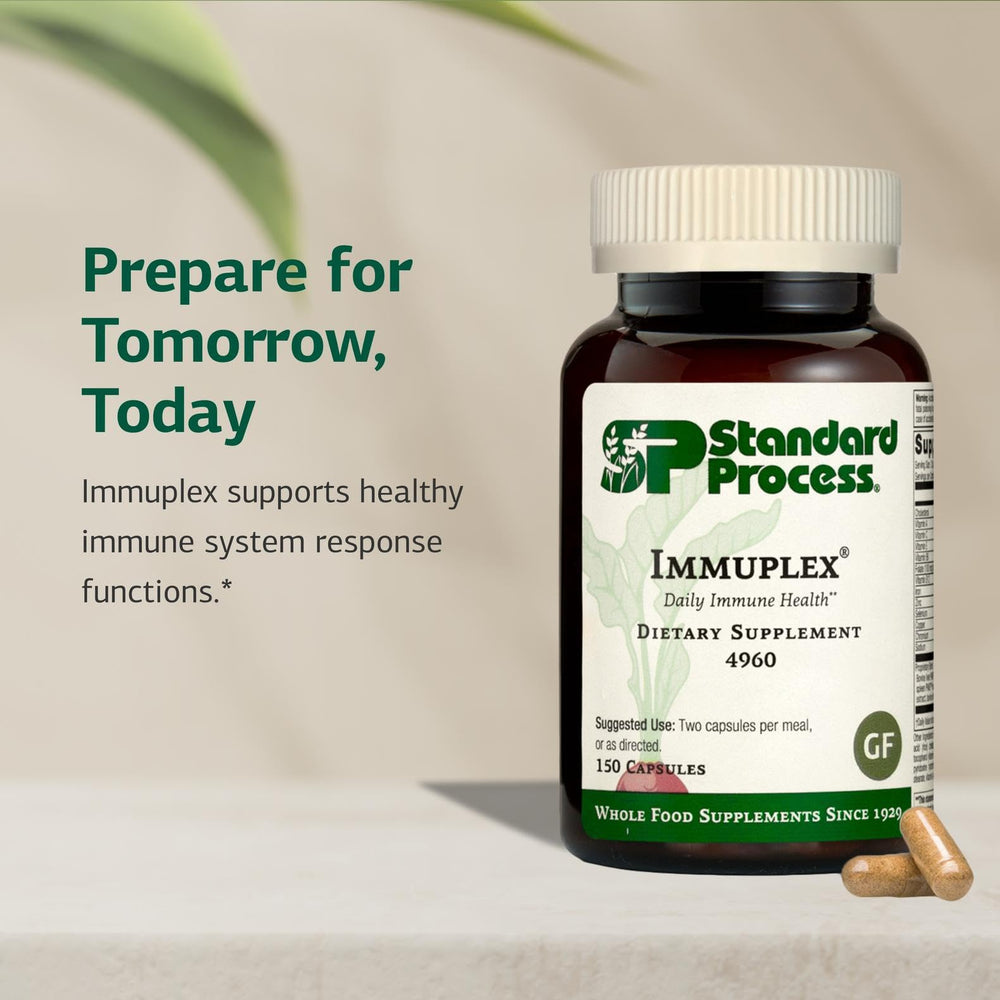 Immuplex label and packaging emphasizing clean label and gluten-free ingredients