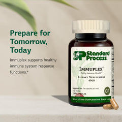 Immuplex label and packaging emphasizing clean label and gluten-free ingredients