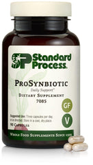 Standard Process ProSynbiotic bottle with capsules for digestion support.