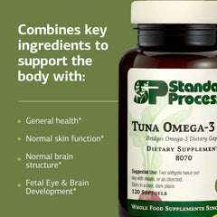 Standard Process Tuna Omega-3 Oil pour promotes convenient dosing and everyday routine.