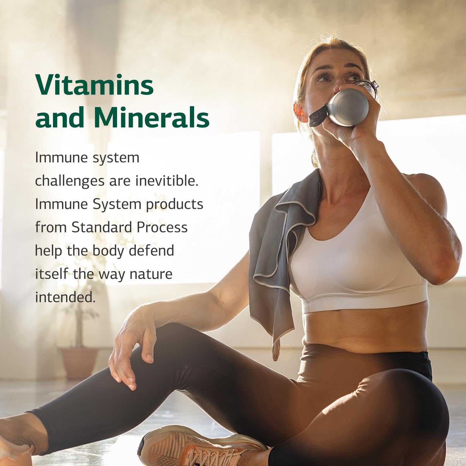 Standard Process Zinc Chelate packaging on shelf signals trusted whole-food brand.