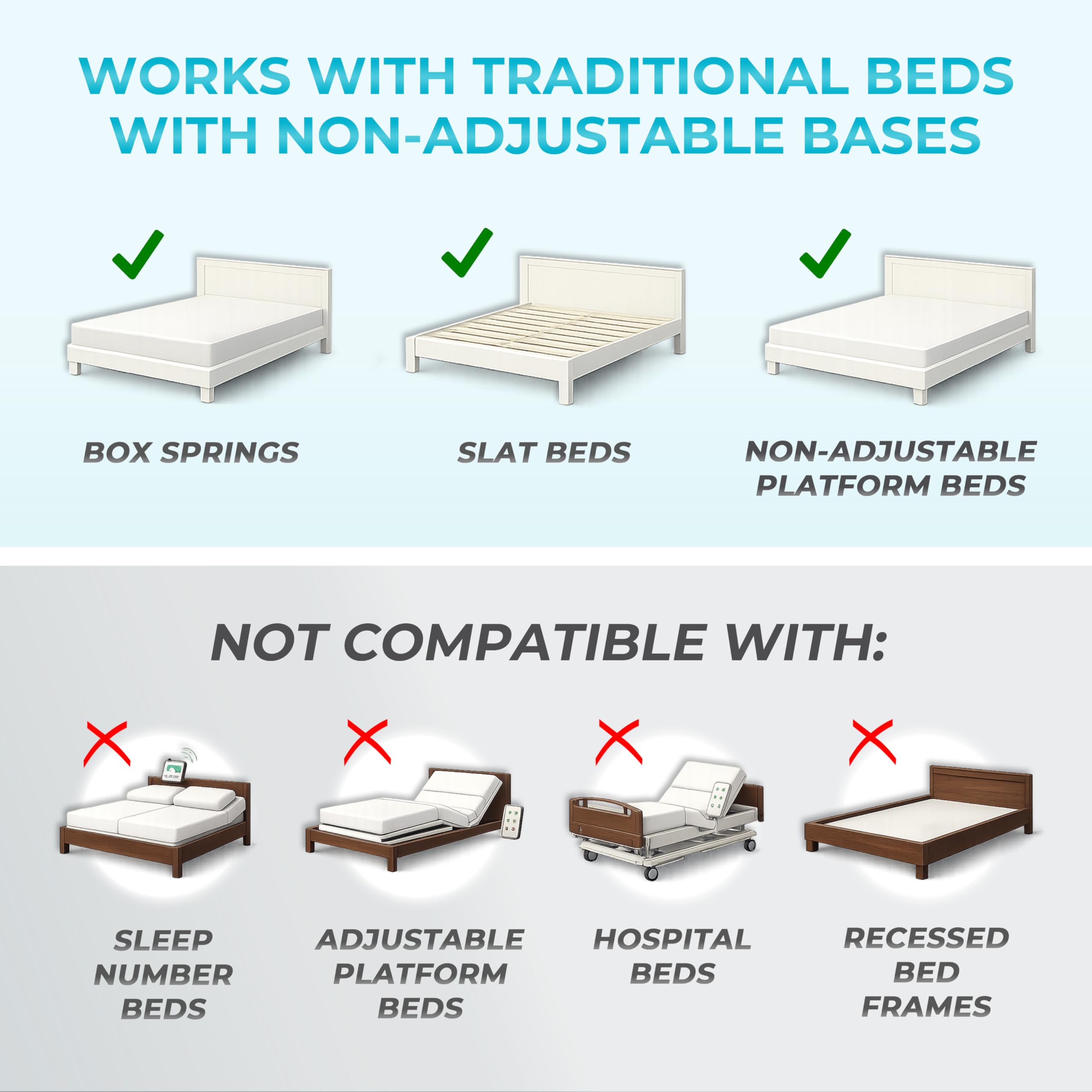 Stander EZ Adjust Bed Rail fits regular homestyle beds.