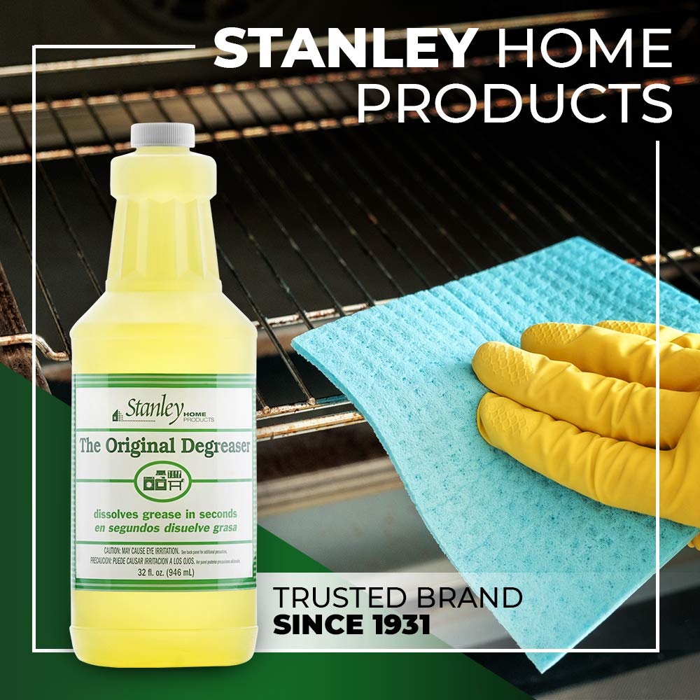 Stanley Original Degreaser pour-action image demonstrates easy application.